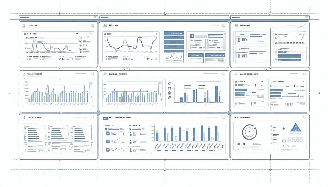 FlowOps360™ system interface — visual dashboard of operations performance metrics FlowOps360™ system interface — visual dashboard of operations performance metrics
